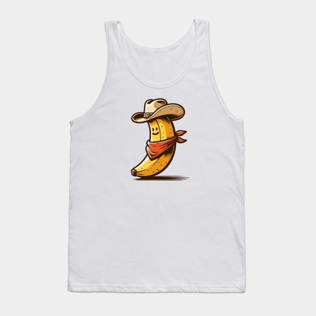 Cowboy Banana Tank Top by Art_Boys